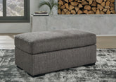 Bay Furniture Gallery - Ashley Furniture - Gardiner Living Room - Ottoman / Pewter - 5240414
